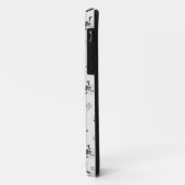 Snowman Candy Cane Pattern Case-Mate iPhone Case (Achterkant/links)