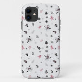 Snowman Candy Cane Pattern Case-Mate iPhone Case (Achterkant)