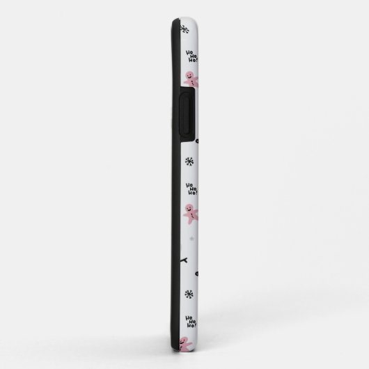Snowman Candy Cane Pattern Case-Mate iPhone Case (Achterkant/rechts)
