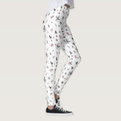 Snowman Candy Cane Pattern Leggings (Rechts)