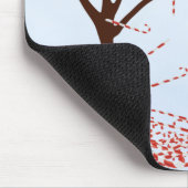 SnowMan CandyCane Tree MousePad - Muismat (Hoek)