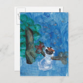 Snowman_Card Briefkaart (Voorkant / Achterkant)