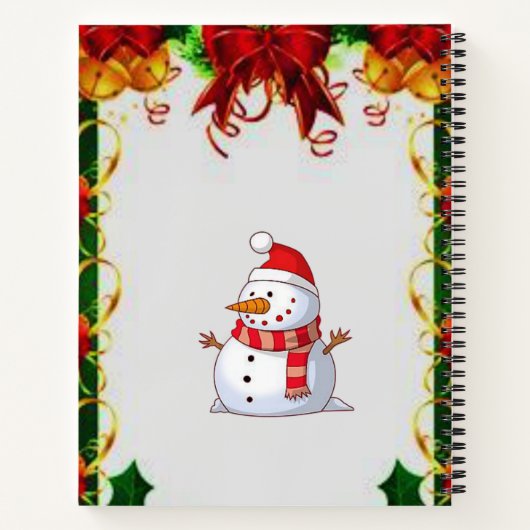 Snowman Carnet spirale (Dos)