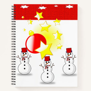 Snowman Carnet spirale