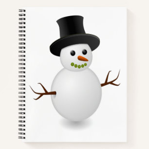 Snowman Carnet spirale