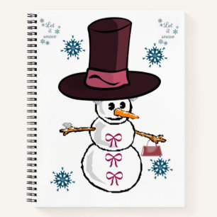 Snowman Carnet spirale