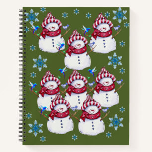 Snowman Carnet spirale