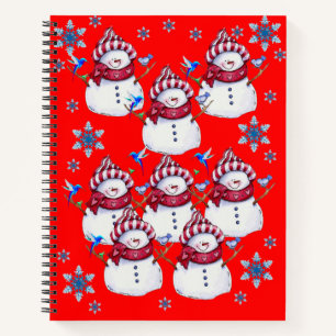 Snowman Carnet spirale