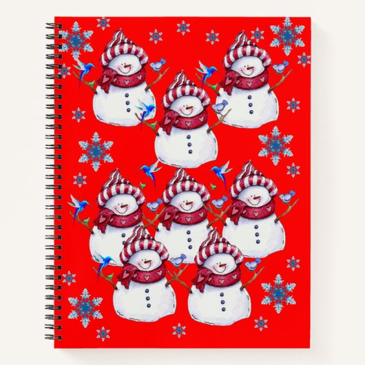 Snowman Carnet spirale (Devant)