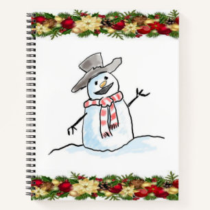 Snowman Carnet spirale