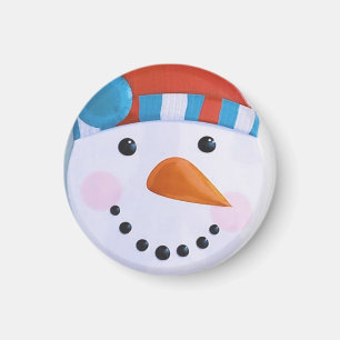Snowman Carrot Nose Winter Kerstmis Magneet