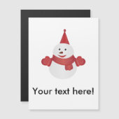 Snowman cartoon (Voorkant / Achterkant)