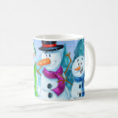 Snowman cartoon mok (Voorkant rechts)