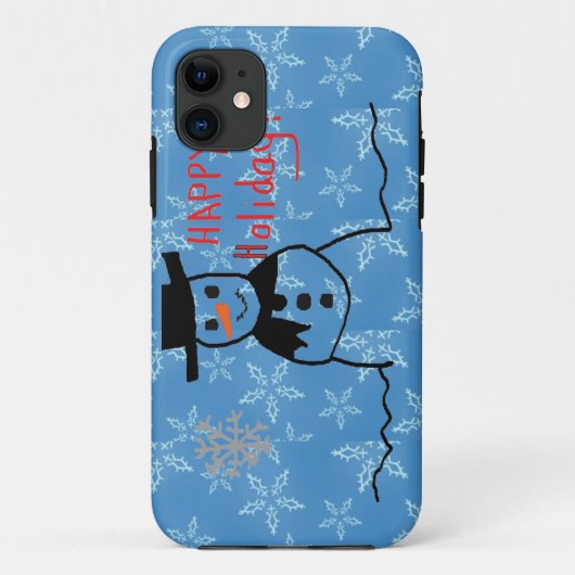 Snowman Case-Mate iPhone Case (Achterkant)