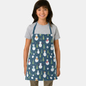 Snowman Cats Vakantiepatroon Schort (Insitu)