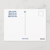 Snowman Celebrating kerstBriefkaart Briefkaart (Achterkant)