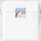 Snowman Celebrating Snow sticker (Tas)