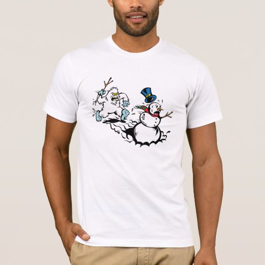 Snowman Chase Shirt (Voorkant)