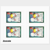 Snowman Checkup Stickers (Vel)