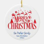 Snowman | CHILLIN met mijn Snowmies Funny Keramisch Ornament (Achterkant)