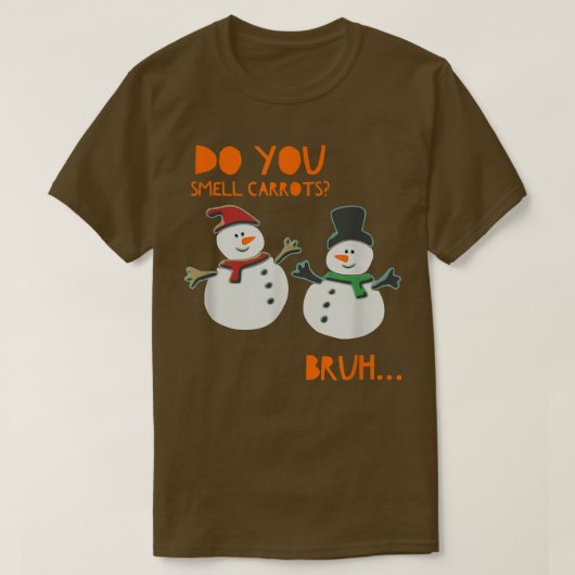Snowman Christma T-shirt (Design voorkant)