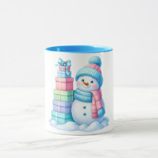 Snowman Christmas gift Mug