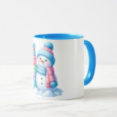 Snowman Christmas gift Mug (Devant droit)