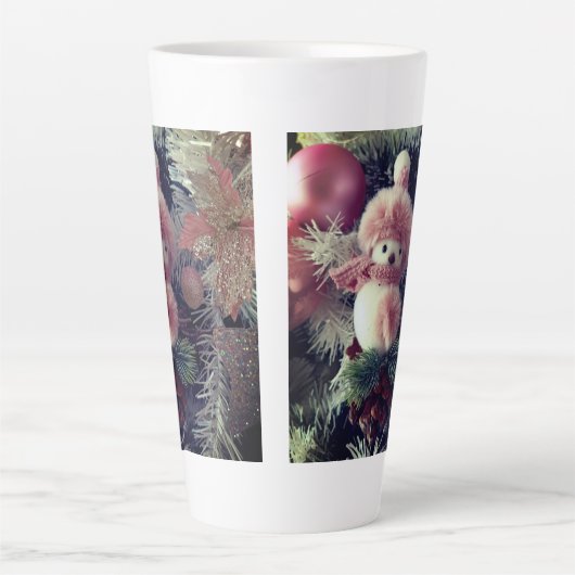 Snowman Christmas Latte Mug (Devant)