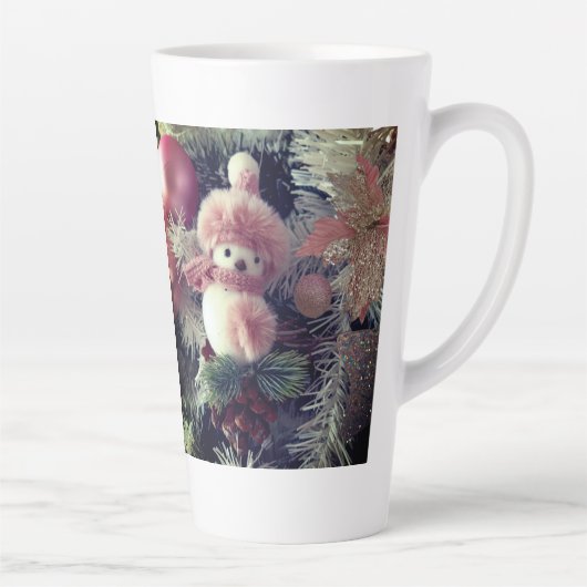 Snowman Christmas Latte Mug (Droite)