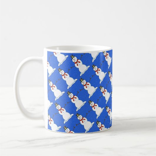 Snowman Christmas Mug (Gauche)