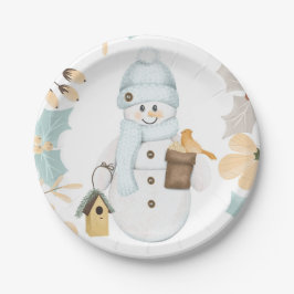 Snowman Christmas Paper Bord | feestdag