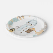 Snowman Christmas Paper Bord | feestdag (Gekanteld)