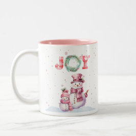 Snowman Christmas Two-tone koffie Mok