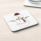 Snowman Coasters Bier Onderzetter (Linkerzijde)