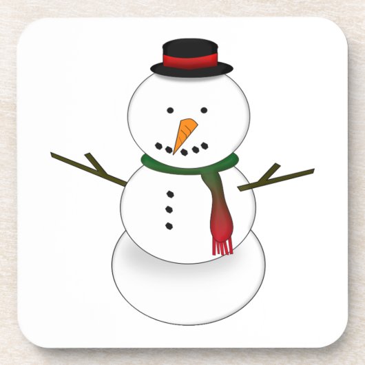 Snowman Coasters Bier Onderzetter (Voorkant)