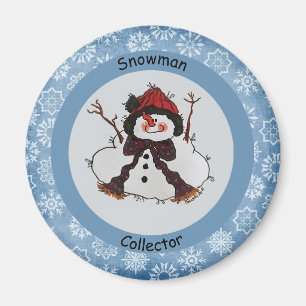 Snowman Collector Magnet Magneet