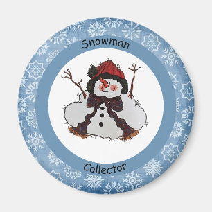 Snowman Collector Magnet Magneet