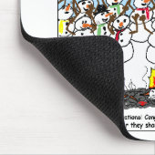 Snowman Convention Funny kerstcadeaus & T - shirts Muismat (Hoek)