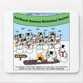 Snowman Convention Funny kerstcadeaus & T - shirts Muismat