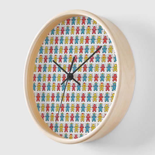 Snowman Cookie Wall Clock (Hoek)