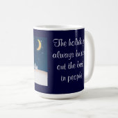 Snowman Couple Koffiemok (Voorkant rechts)