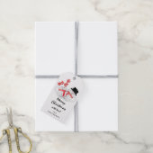 Snowman Cute Cadeaulabel (Met Touw)