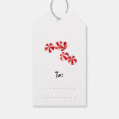 Snowman Cute Cadeaulabel (Achterkant)