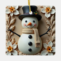 Snowman Daisy Christmas