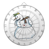 Snowman dartboard dartbord (Voorkant)