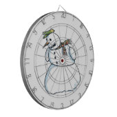 Snowman dartboard dartbord (Voorkant Links)