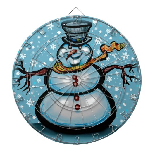 Snowman Dartbord (Voorkant)