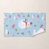 Snowman de Noël (Serviette à main)