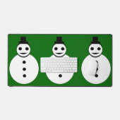 Snowman de Noël souriant (Clavier et souris)