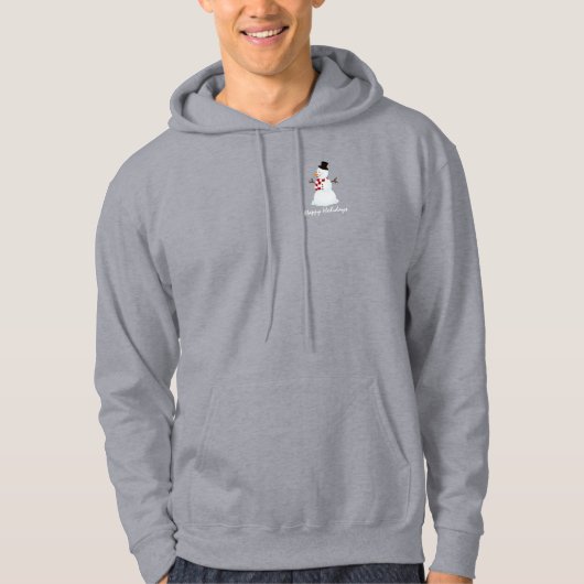 Snowman de vacances : Flex Fleece Zip Sweat - shir (Devant)